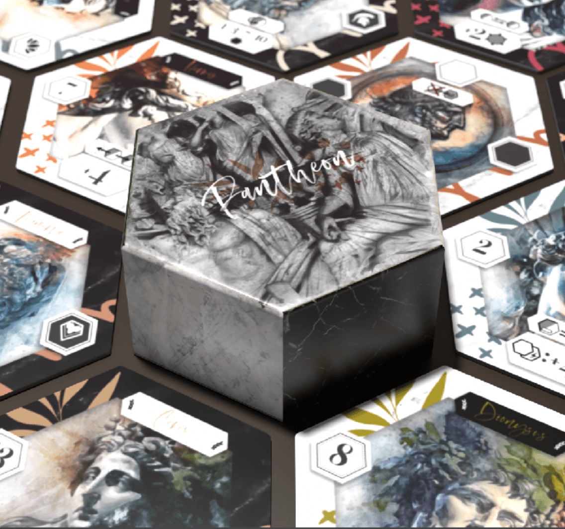 Imagen descriptiva del producto "Pantheon - 18 Hex Games Collection - Juego de mesa"