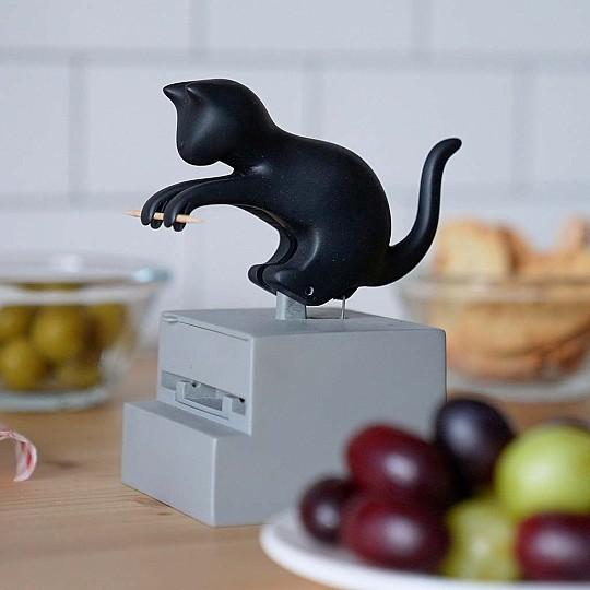 Imagen principal del producto Dispensador de palillos con forma de gatito