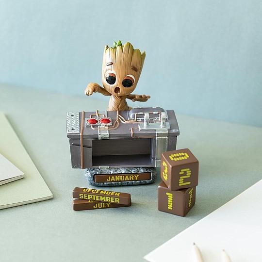 Imagen principal del producto Calendario perpetuo en 3D con la forma de Groot