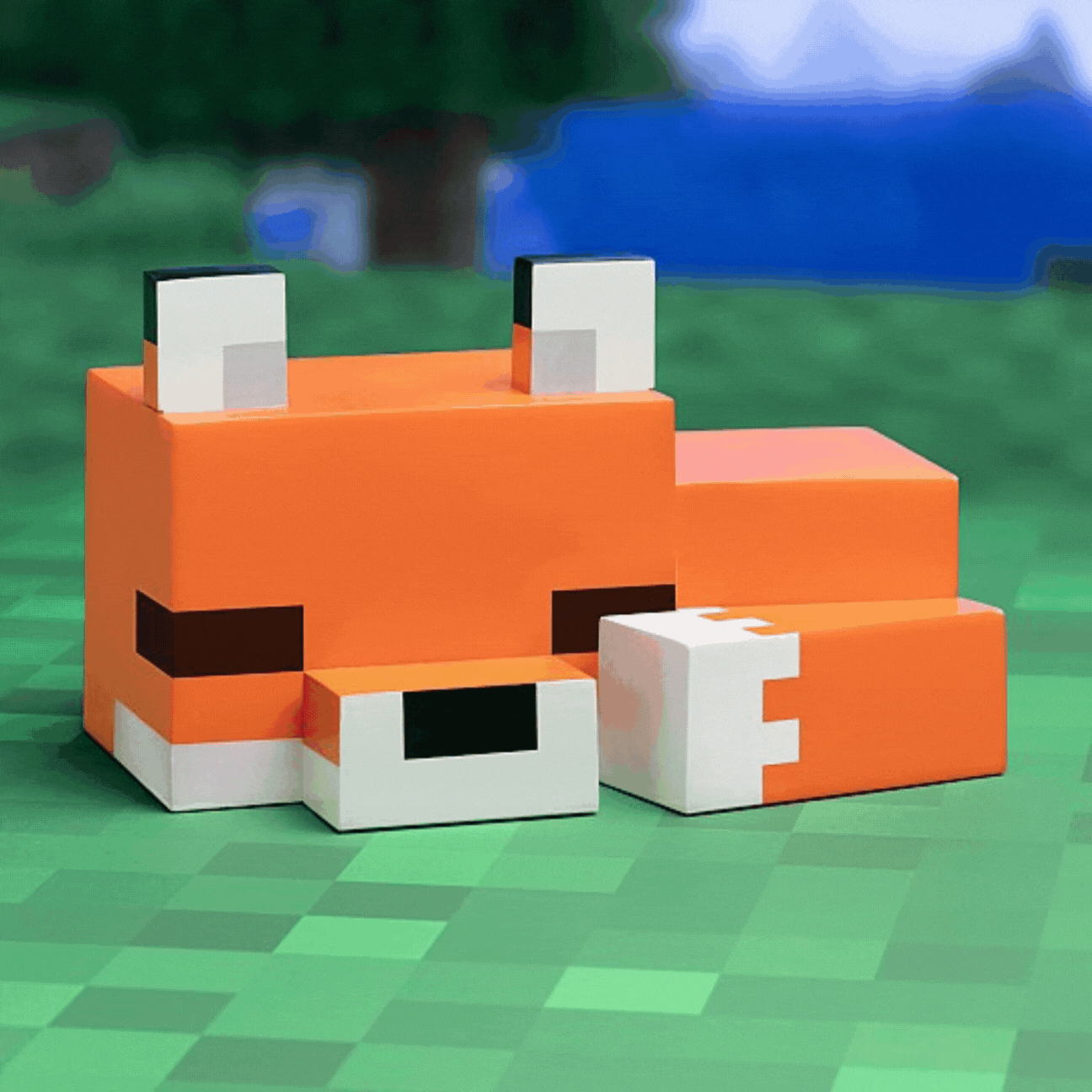 Imagen principal del producto Lámpara Minecraft en forma de zorro