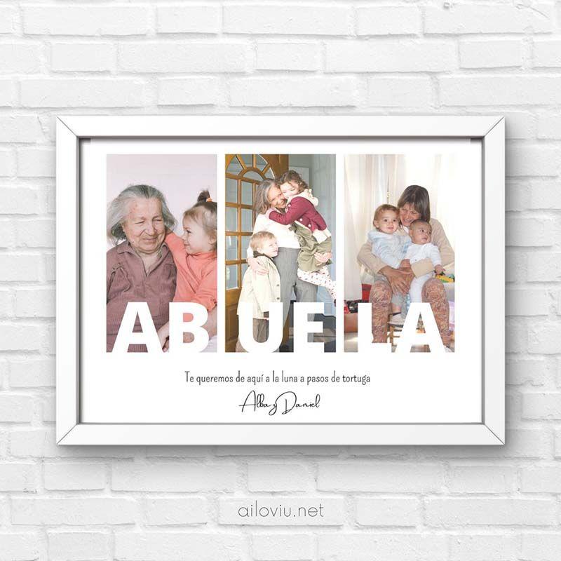 Imagen principal del producto Cuadro personalizado "Abuela"