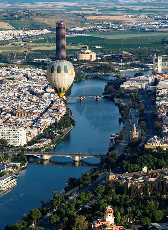 Imagen descriptiva del producto "Vuelo en globo - Sevilla"