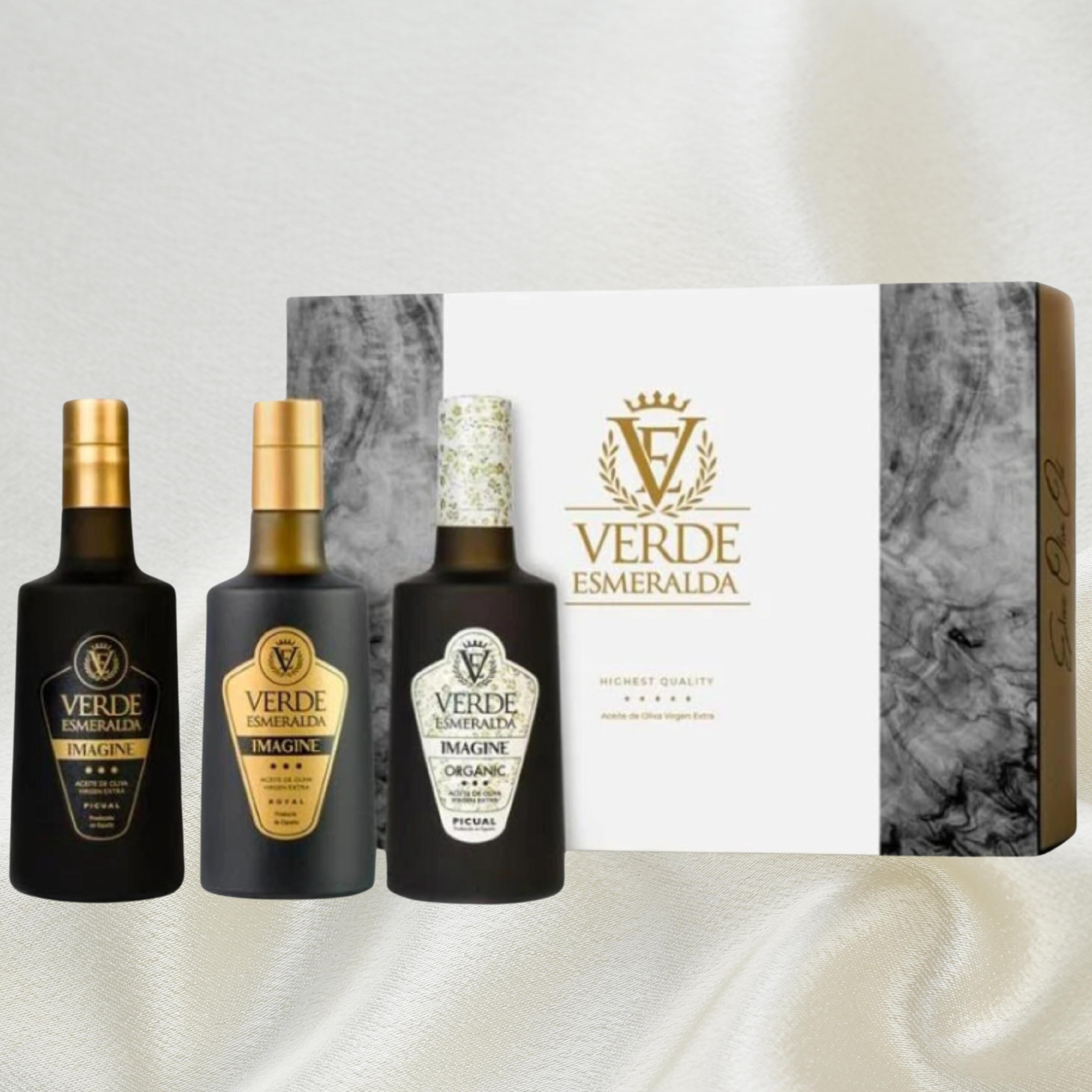 Imagen descriptiva del producto "Regalo Gourmet: Estuche de Aceite de Oliva Virgen Extra Imagine 500ml"