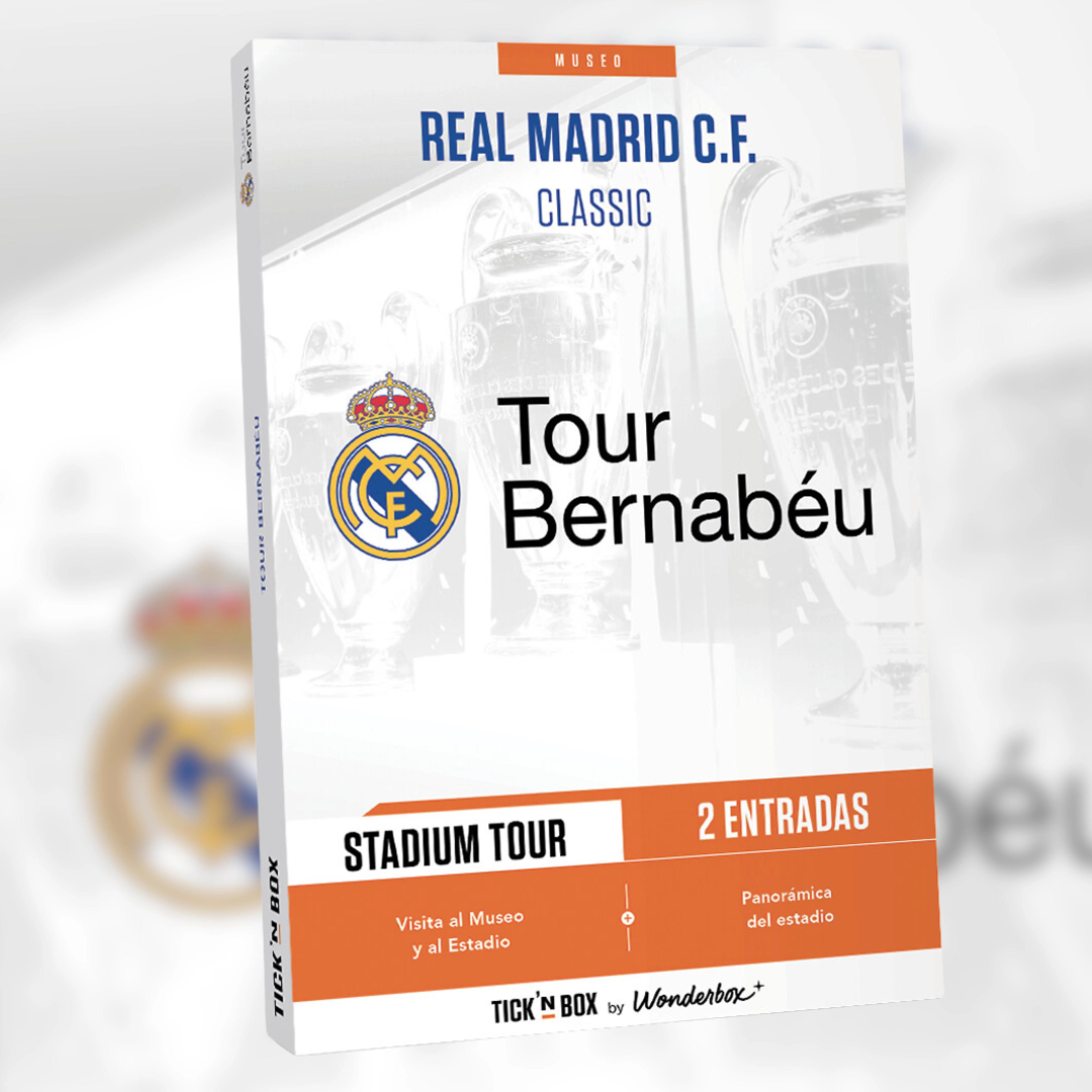 Imagen descriptiva del producto "Caja de experiencia "Real Madrid" - Tour por el Bernabéu"