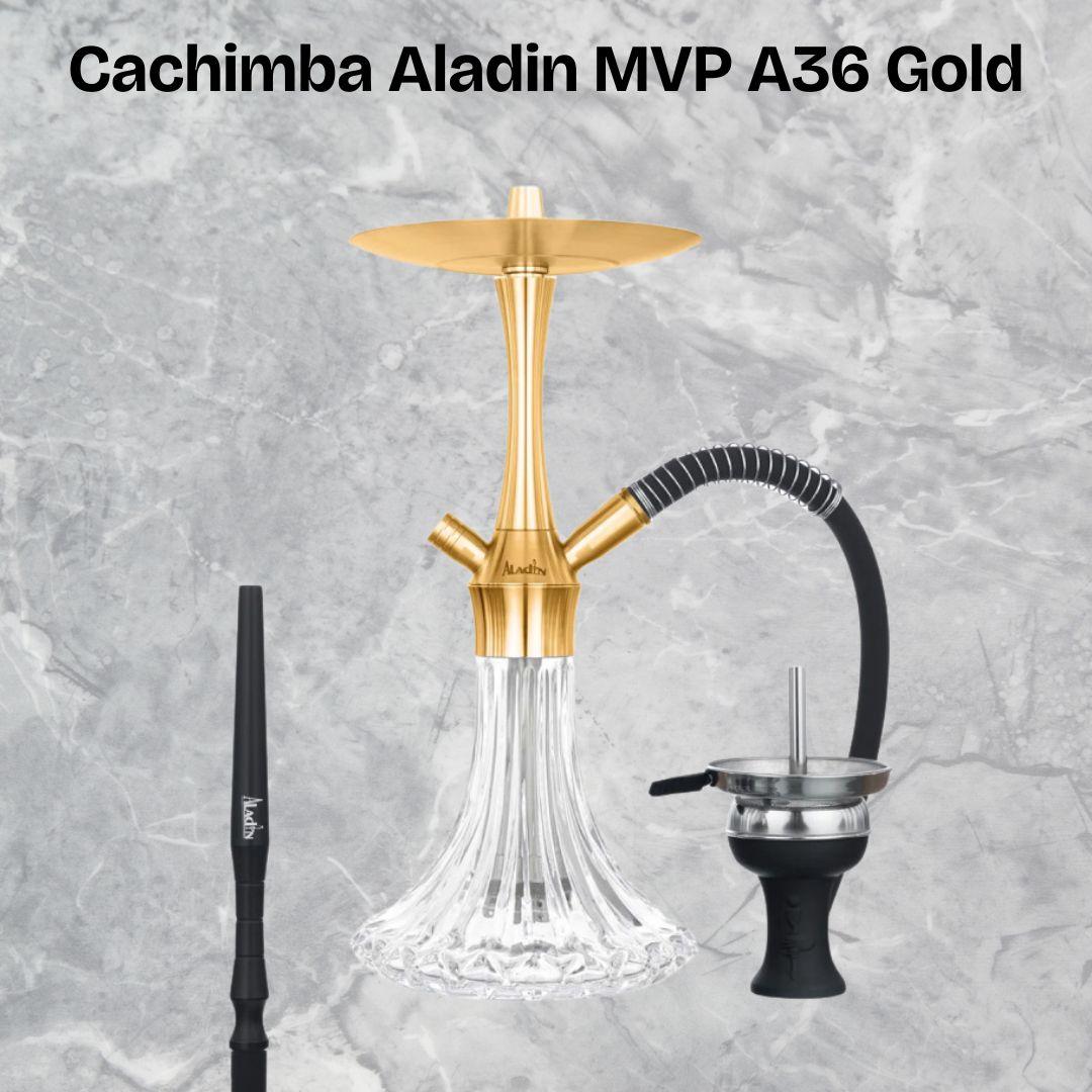 Imagen principal del producto Cachimba Aladin MVP A36 Gold