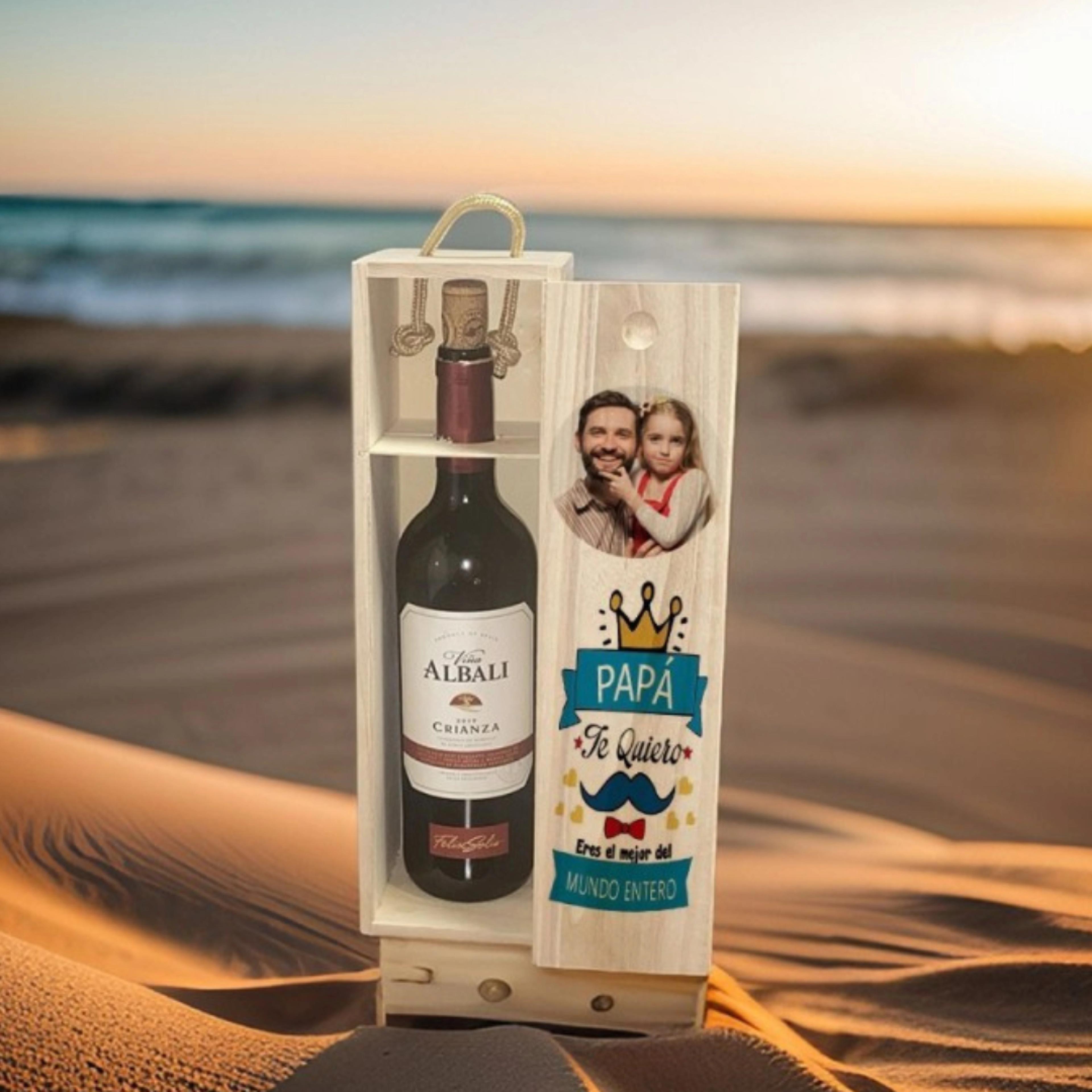 Imagen principal del producto Caja para vino personalizada