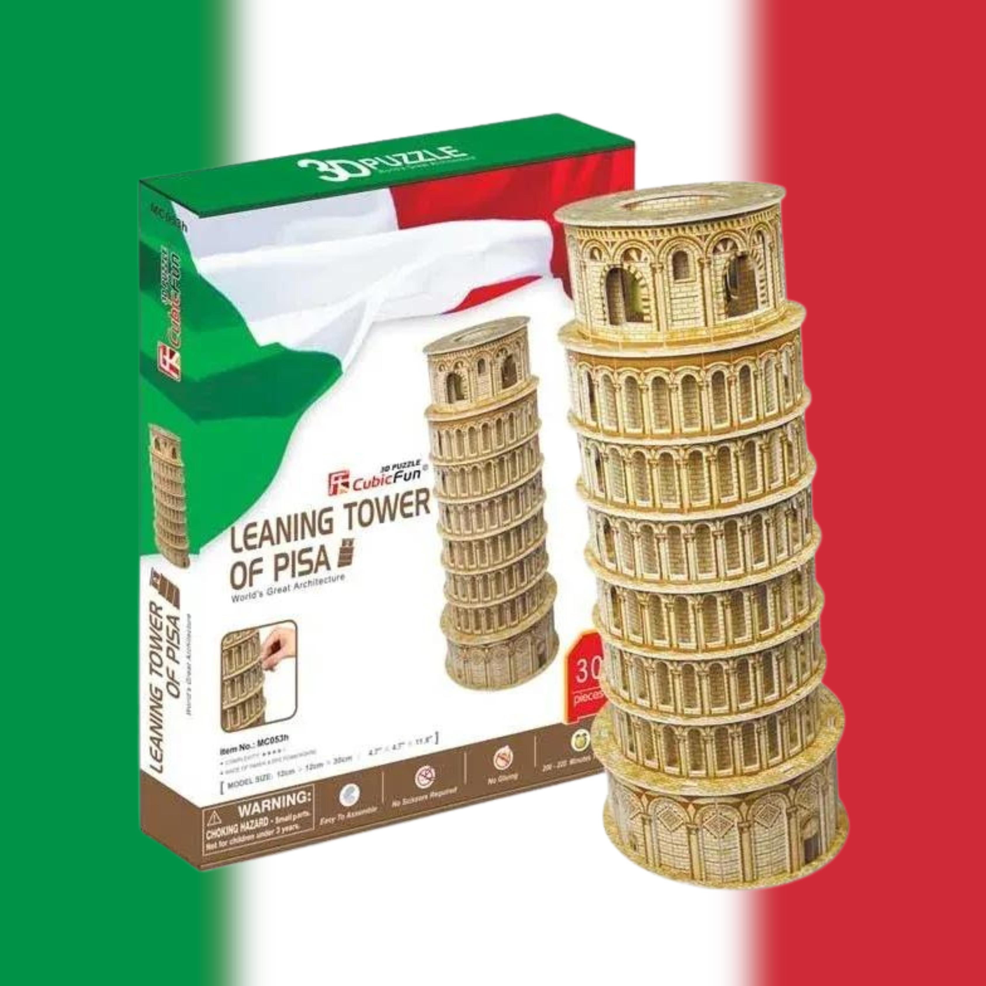 Imagen principal del producto Puzzle en 3D en forma de Torre de Pisa