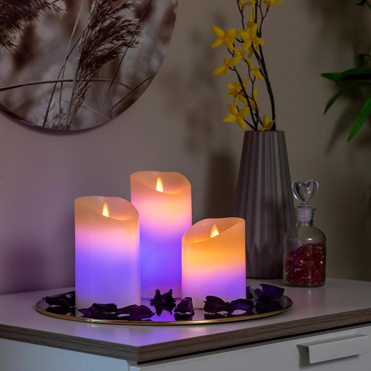 Imagen principal del producto Set de Velas LED Multicolor