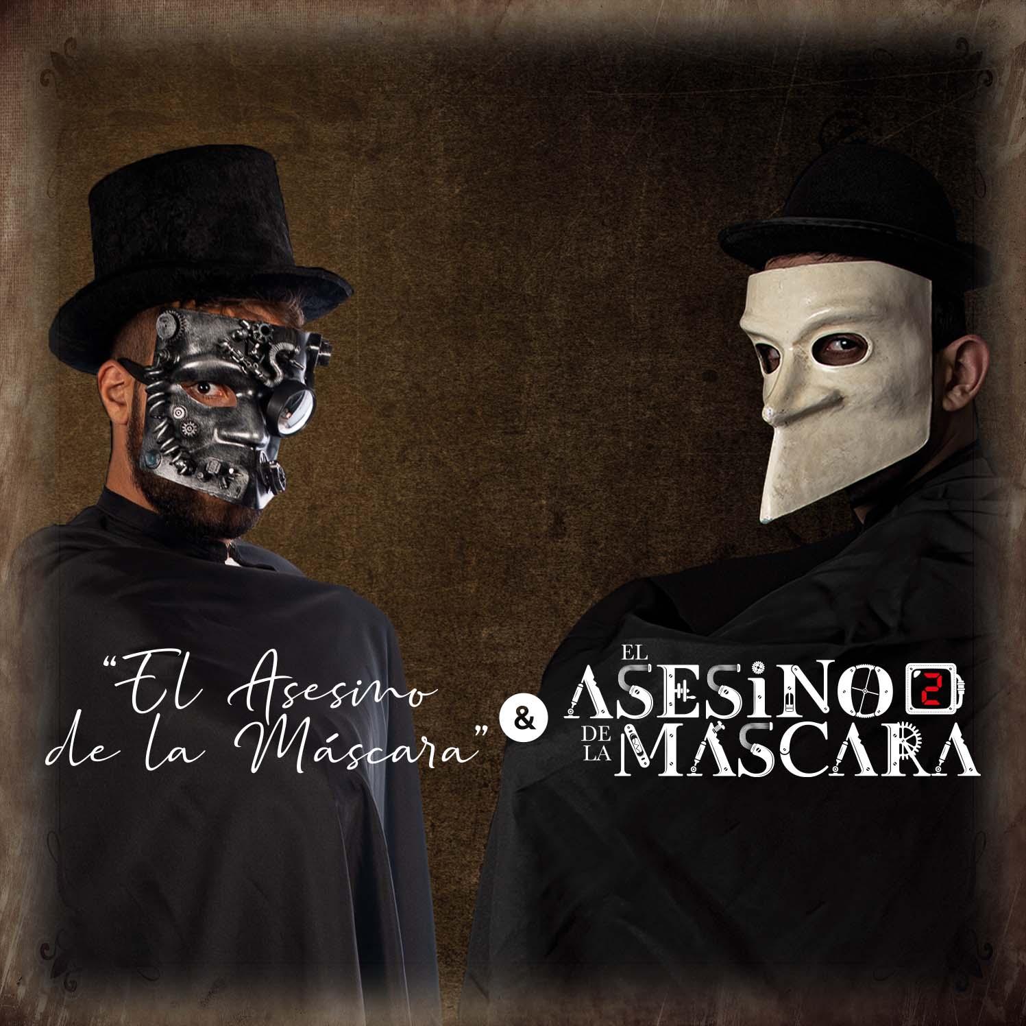 Imagen principal del producto Escape Room Urbano - El Asesino de la Máscara y El Asesino de la Máscara 2 PACK EDITION