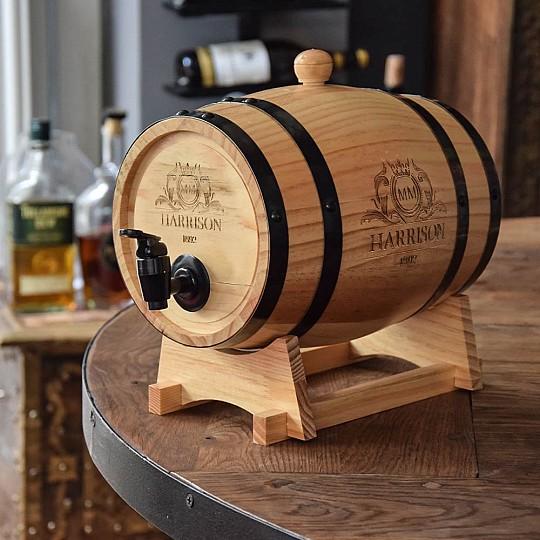 Imagen principal del producto Barril de madera para servir vino o whisky